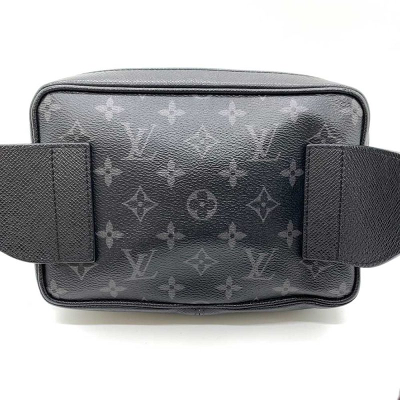 Louis Vuitton Outdoor Bum Bag Black PVC Leather - Barde