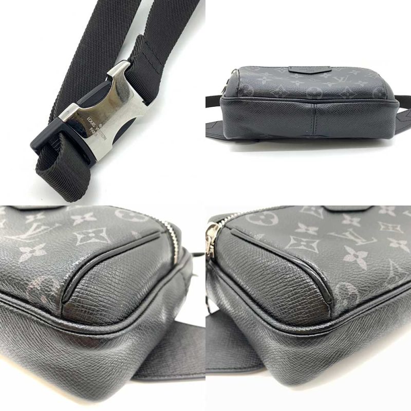 Louis Vuitton Outdoor Bum Bag Black PVC Leather - Barde - Image 2