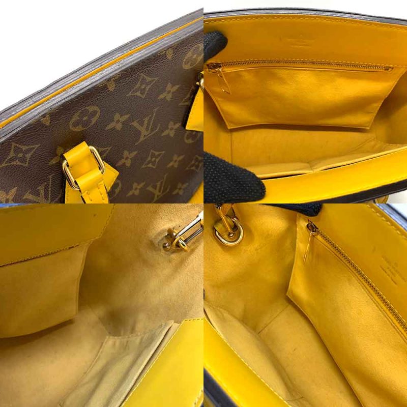 Louis Vuitton Phoenix PM Tote Bag Brown Yellow - Barde - Image 5
