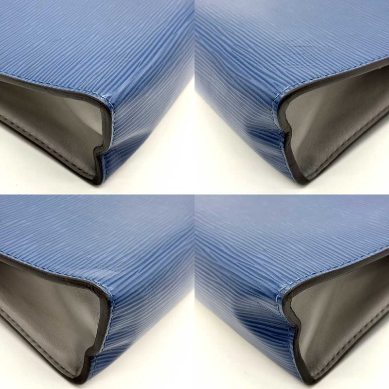 Louis Vuitton Pochette Voyage MM Clutch Navy - Barde - Image 3