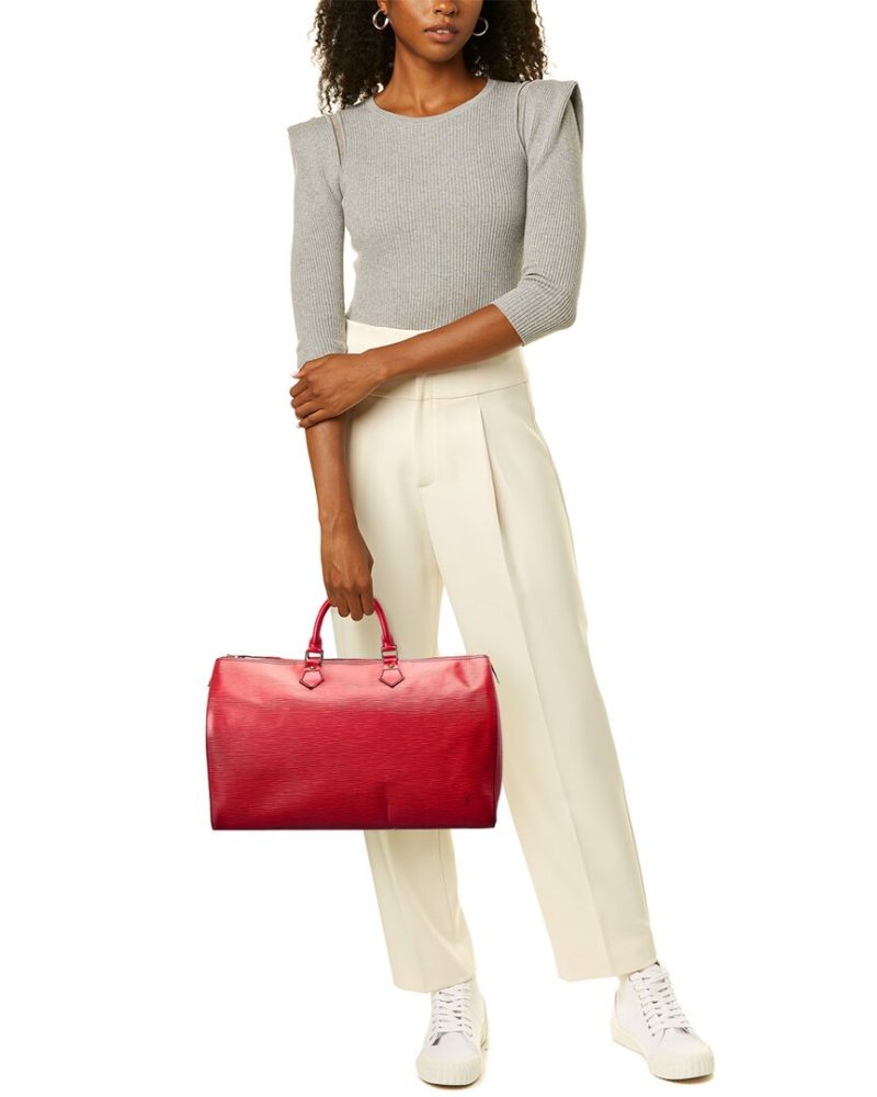 Louis Vuitton Red Epi Leather Speedy 40 ( ) - Barde - Image 5