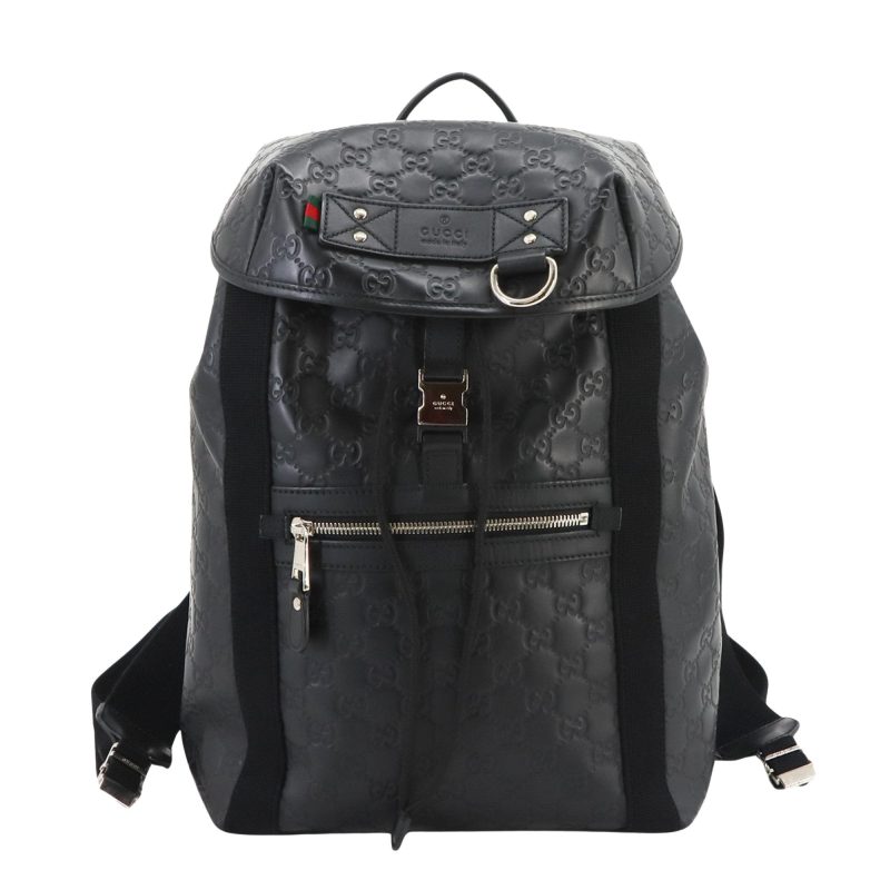 Gucci Guccissima  Leather Backpack Bag () - Barde