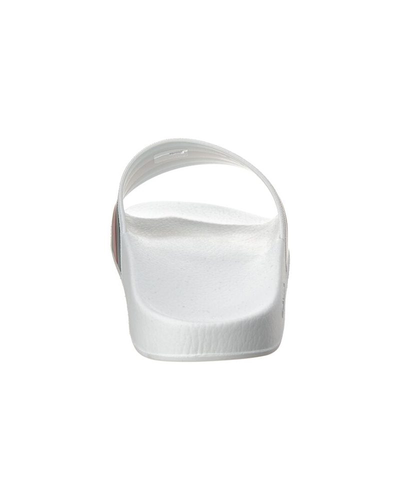 Gucci Web Rubber Slide Sandal - Barde - Image 3