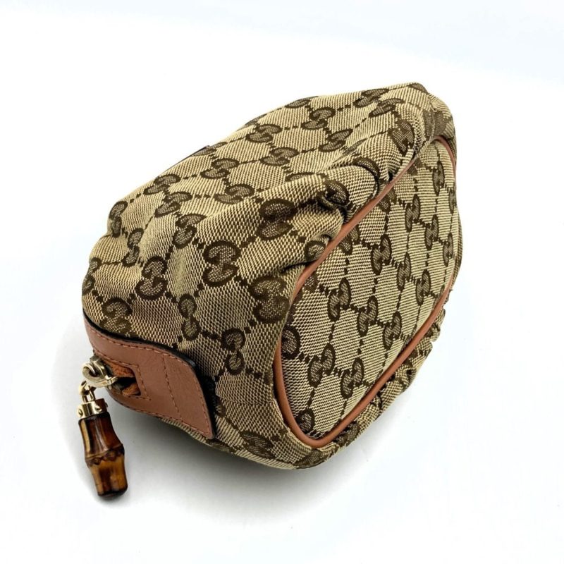 Gucci  Gg Canvas Leather Pouch (Pre-Owned) - Barde - Image 4