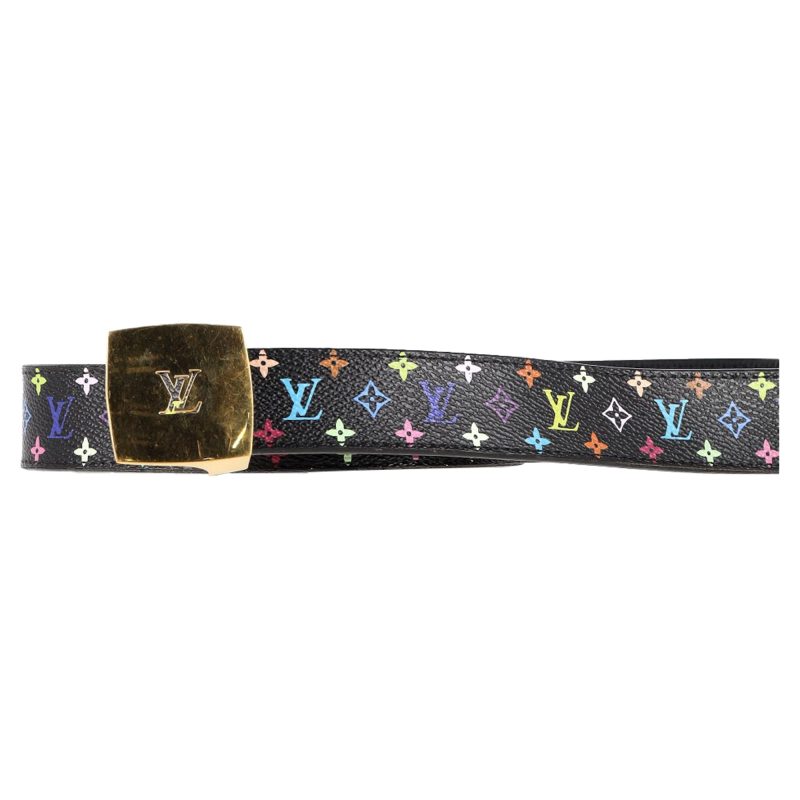 Louis Vuitton Monogram LV Cut Reversible Belt in Black Leather - Barde