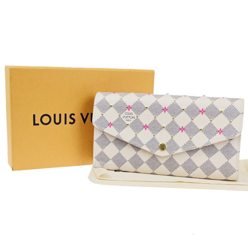 Louis Vuitton Portefeuille Sarah  Canvas Wallet - Barde