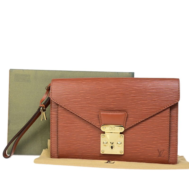 Louis Vuitton Sellier Drangonne  Leather Clutch Bag - Barde