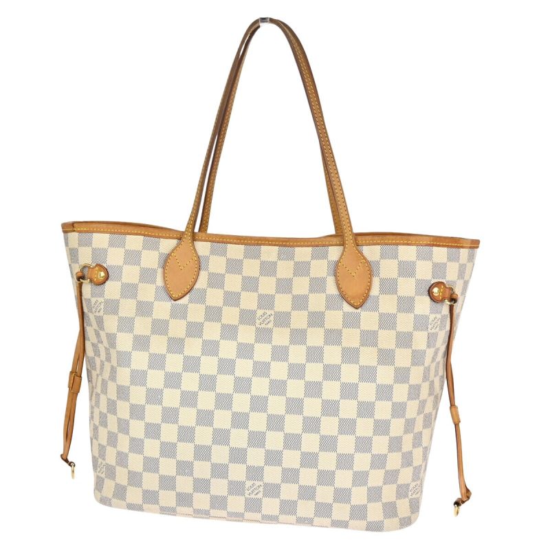 Louis Vuitton Neverfull Mm  Canvas Tote Bag - Barde