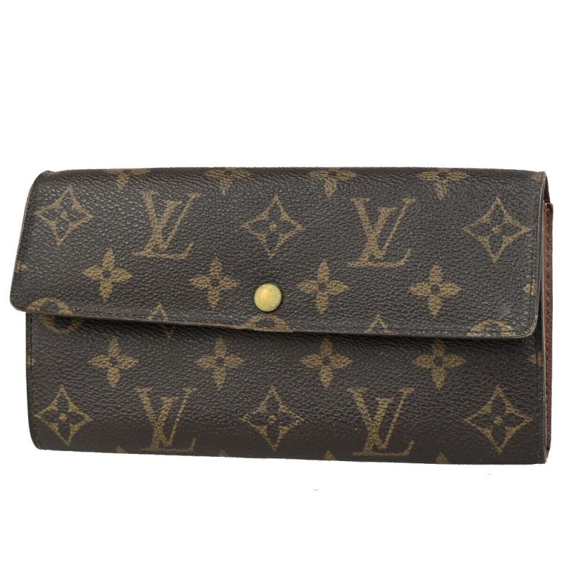 Louis Vuitton Porte Monnaie Cit  Canvas Wallet - Barde