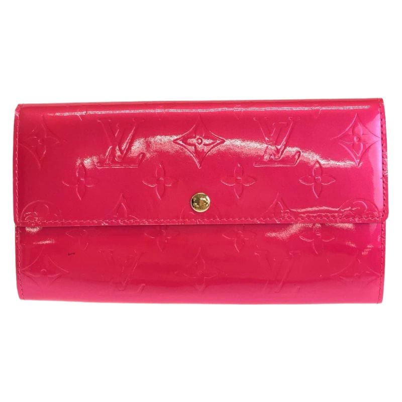 Louis Vuitton Vernis Long Wallet Fuchsia Pink - Barde