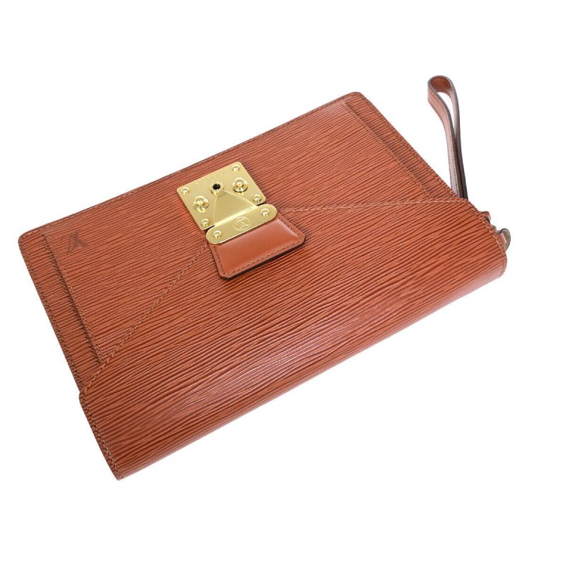 Louis Vuitton Sellier Drangonne  Leather Clutch Bag - Barde - Image 4
