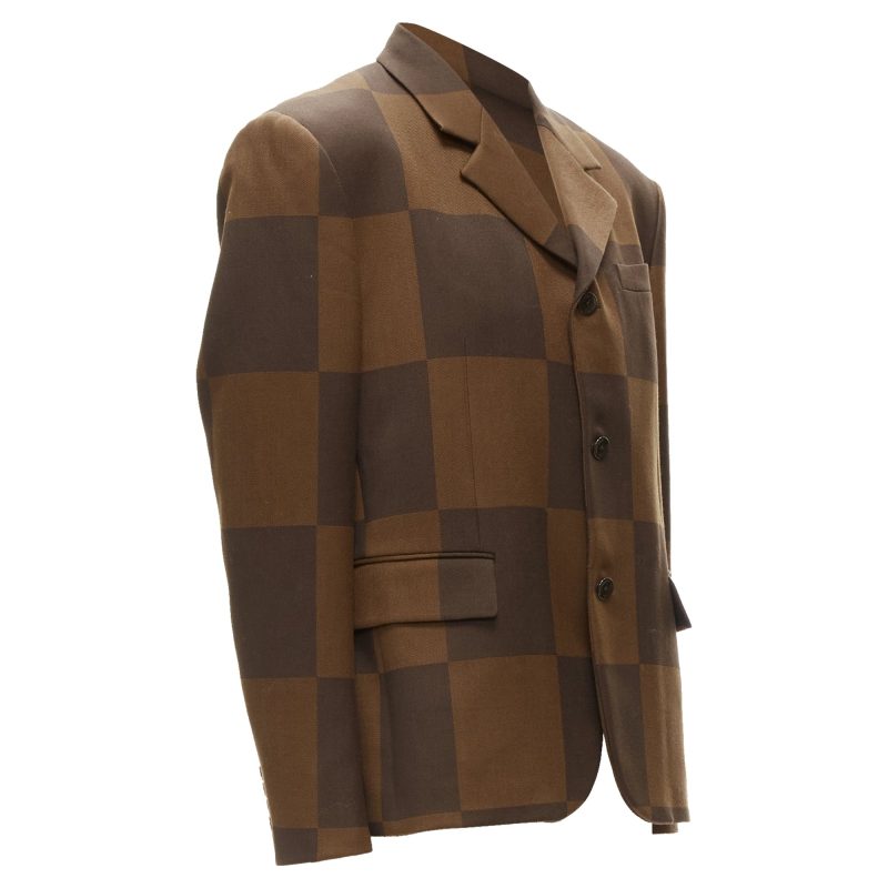 Louis Vuitton Nigo LV Giant Damier wool blazer jacket - Barde - Image 3