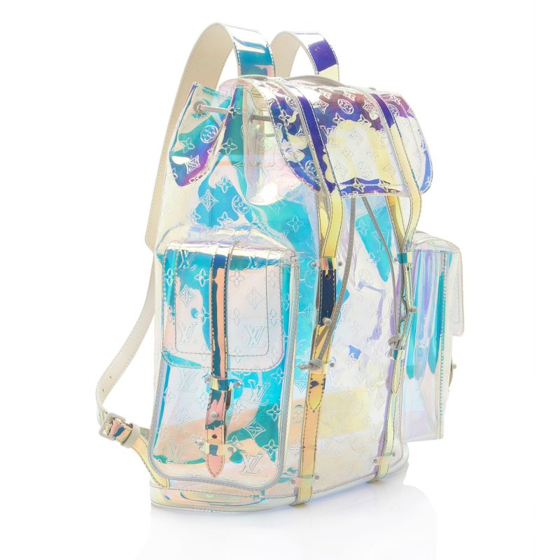 Louis Vuitton Vigil Abloh Prism Iridescent Monogram Christopher GM Backpack - Barde - Image 2