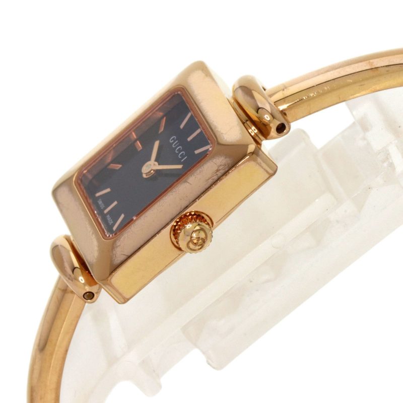Gucci pink  Plated Wristwatch (Pre-Owned) - Barde - Image 5