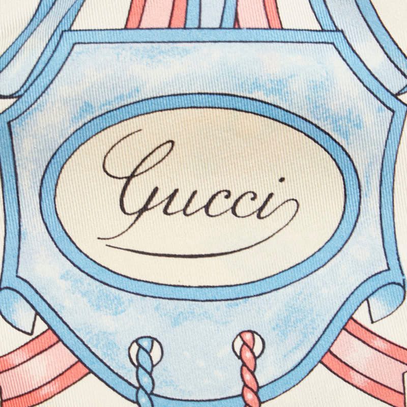 Gucci  pink Silk Scarf (Pre-Owned) - Barde - Image 3