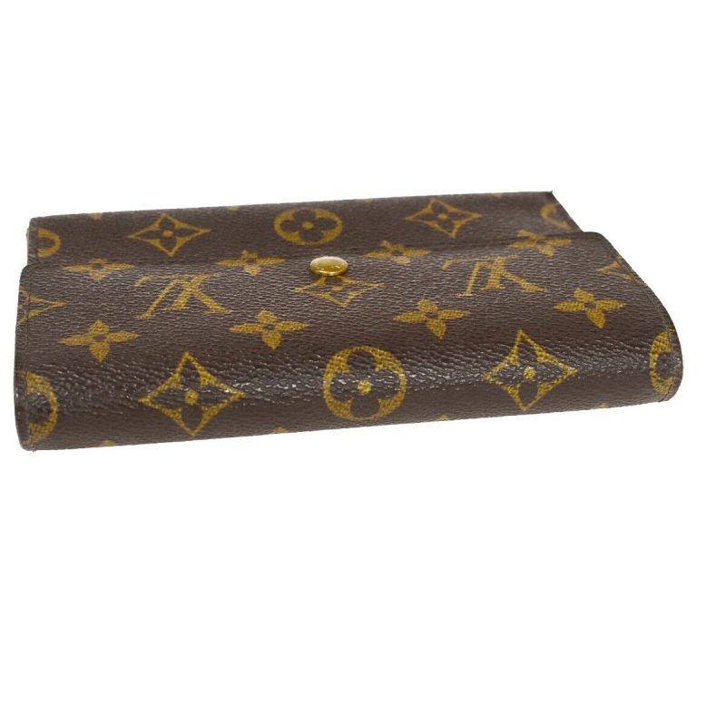 Louis Vuitton Porte Tresor Etui Papier  Canvas Wallet - Barde - Image 4