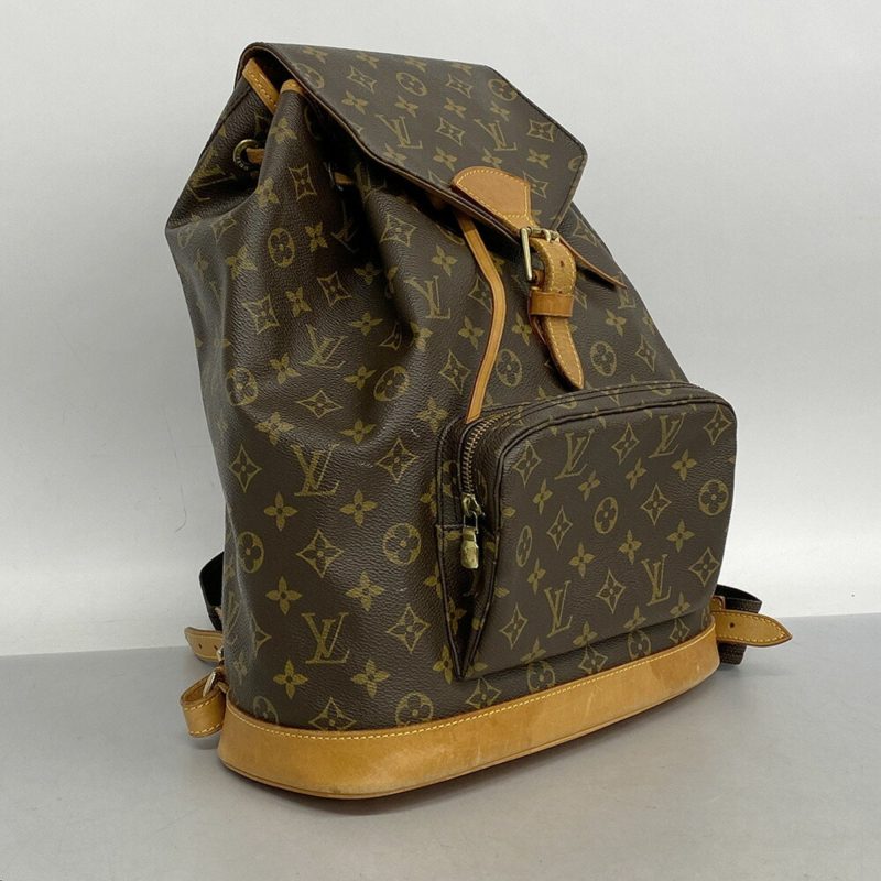 Louis Vuitton Montsouris  Canvas Backpack Bag - Barde - Image 4