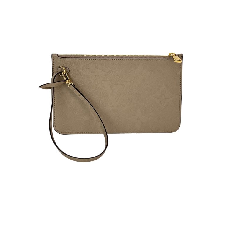 LOUIS VUITTON Pochette Beige Leather Crossbody from NEVERFULL - Barde