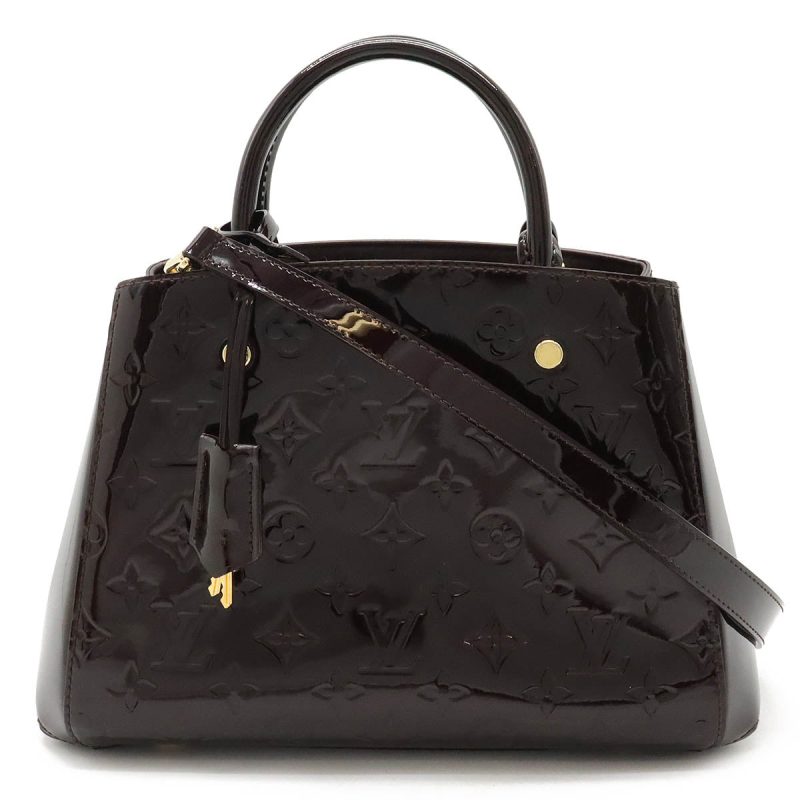 Louis Vuitton Montaigne BB Handbag Patent Leather - Barde