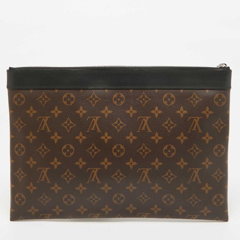 Louis Vuitton Monogram Macassar Canvas Discovery Gm Pochette - Barde - Image 3