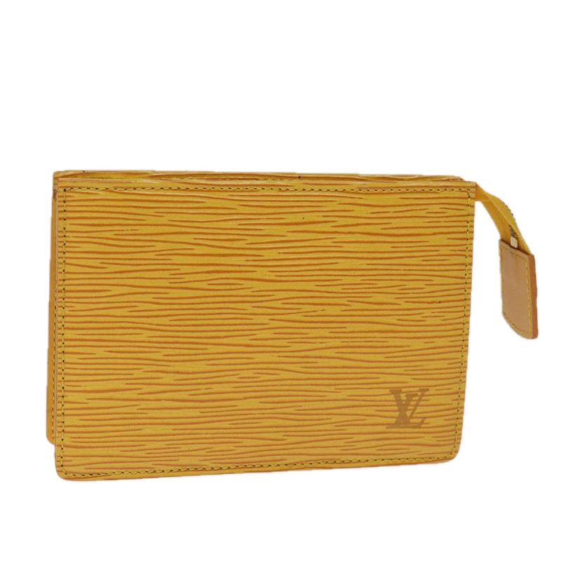 Louis Vuitton Pochette Voyage  Leather Clutch Bag - Barde