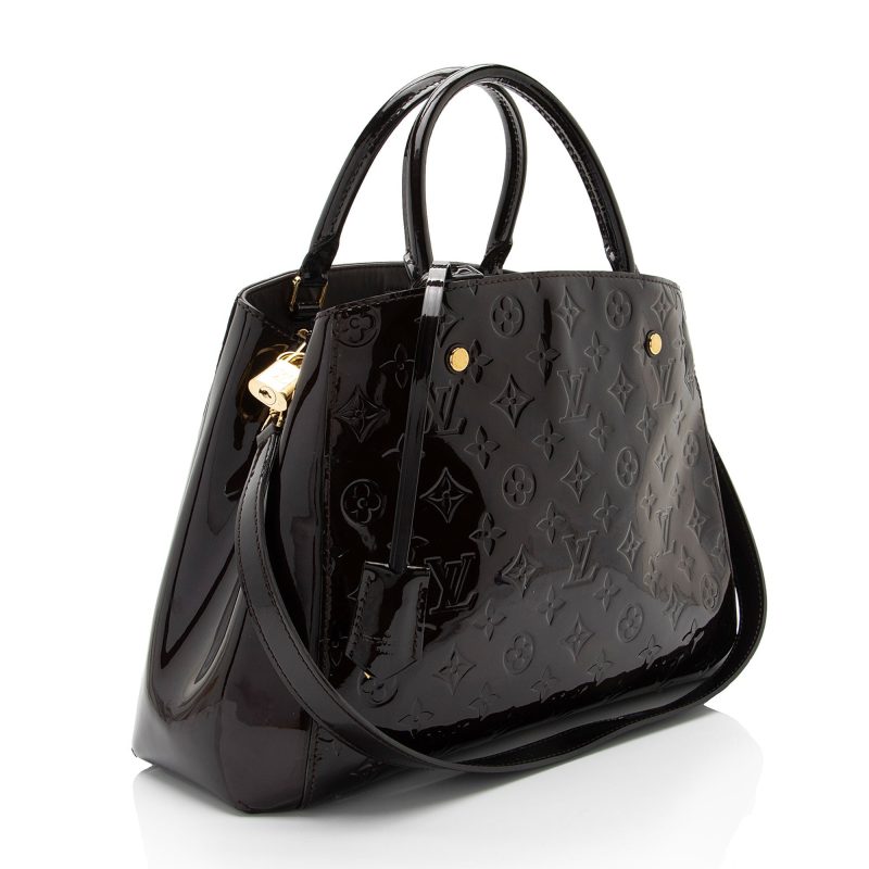 Louis Vuitton Monogram Vernis Montaigne MM Satchel - Barde - Image 2
