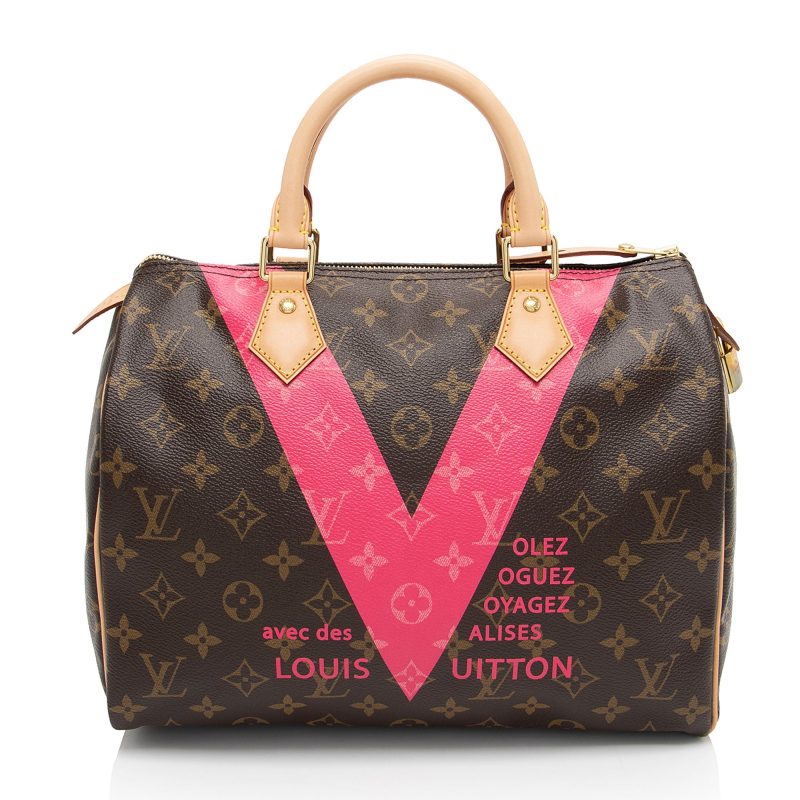 Louis Vuitton Monogram Canvas V Speedy 30 Satchel - Barde