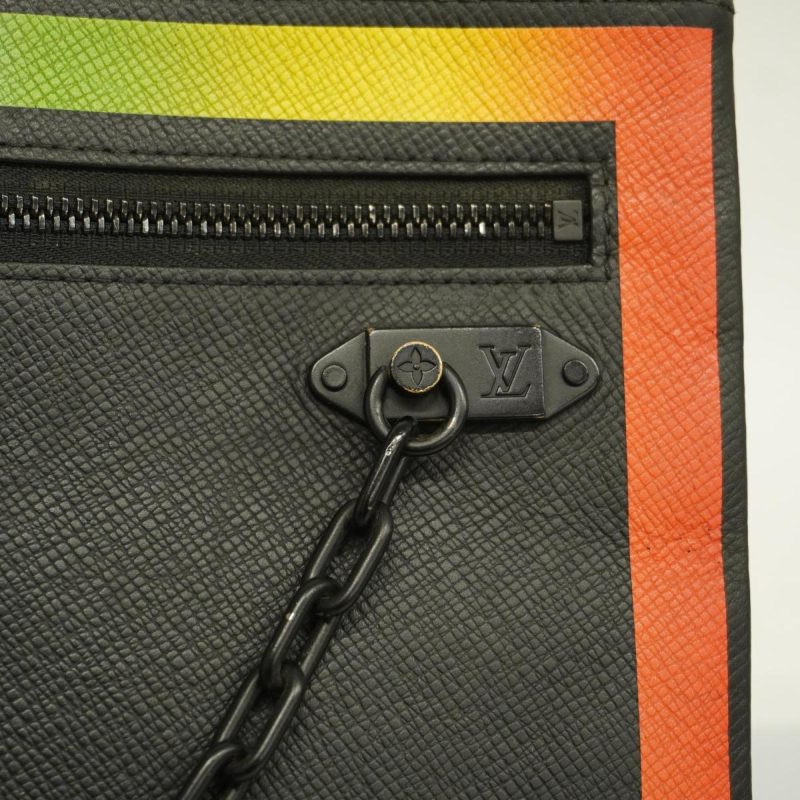 Louis Vuitton Pochette A4  Leather Clutch Bag - Barde - Image 6