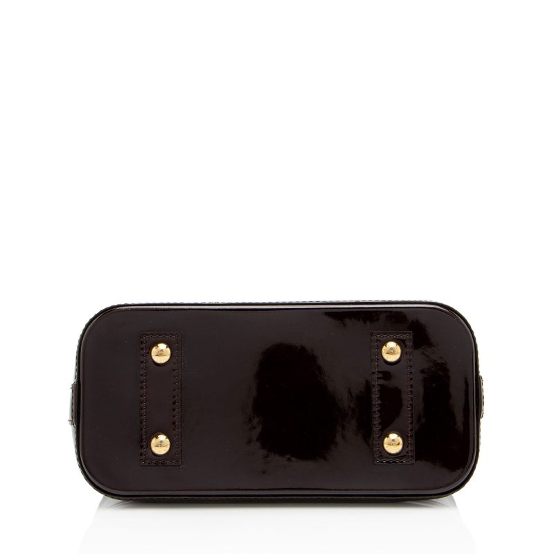 Louis Vuitton Monogram Vernis Alma BB Satchel - Barde - Image 4