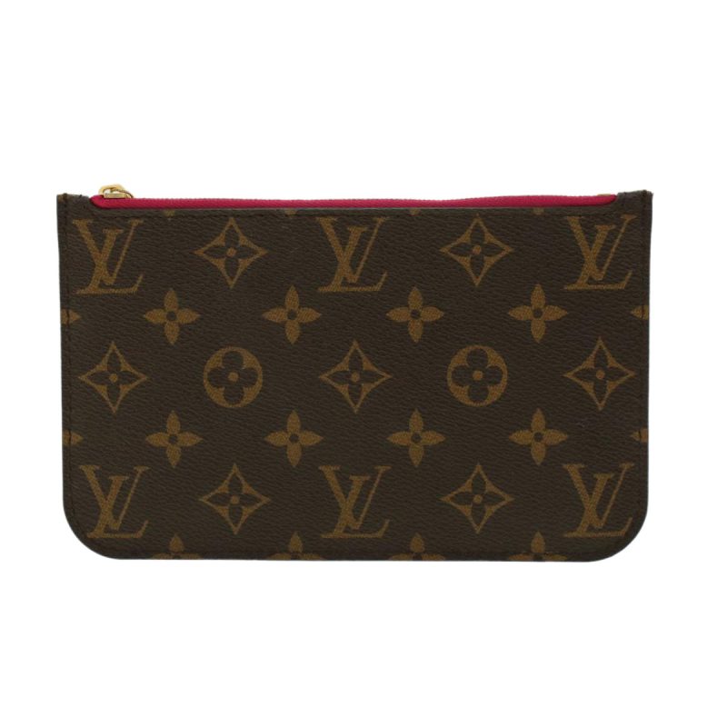 Louis Vuitton Pochette Neverfull  Canvas Clutch Bag - Barde