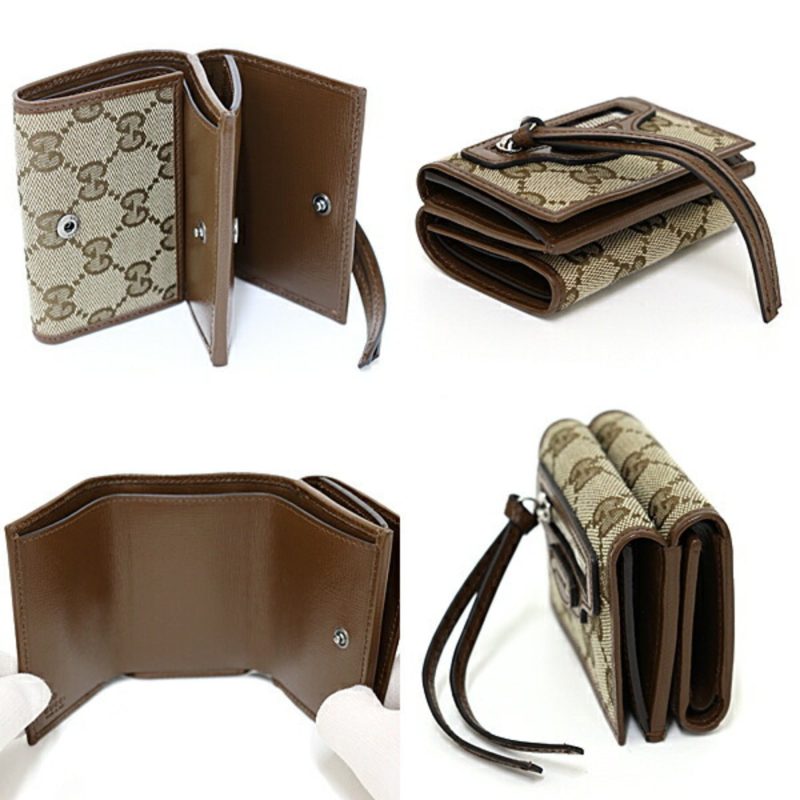 Gucci  Gg Supreme Leather Wallet (Tri-Fold) (Pre-Owned) - Barde - Image 3