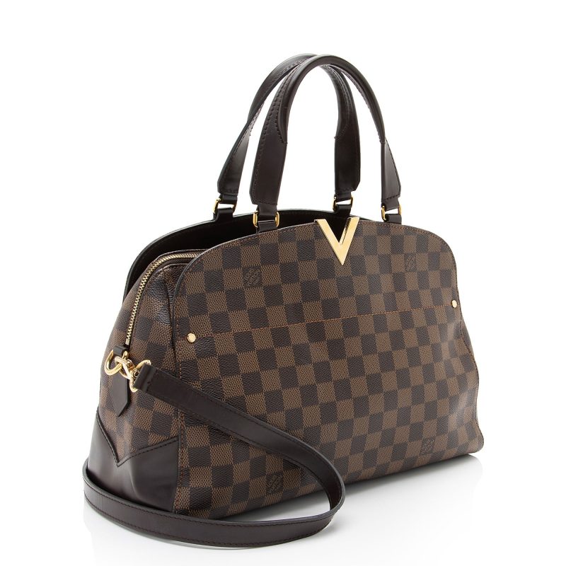 Louis Vuitton Damier Ebene Kensington Bowler Satchel - Barde - Image 2
