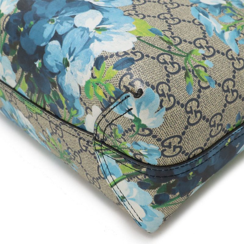 Gucci Gg Blooms  blue  Navy Gg Supreme Shoulder Bag Tote Bag (Pre-Owned) - Barde - Image 4