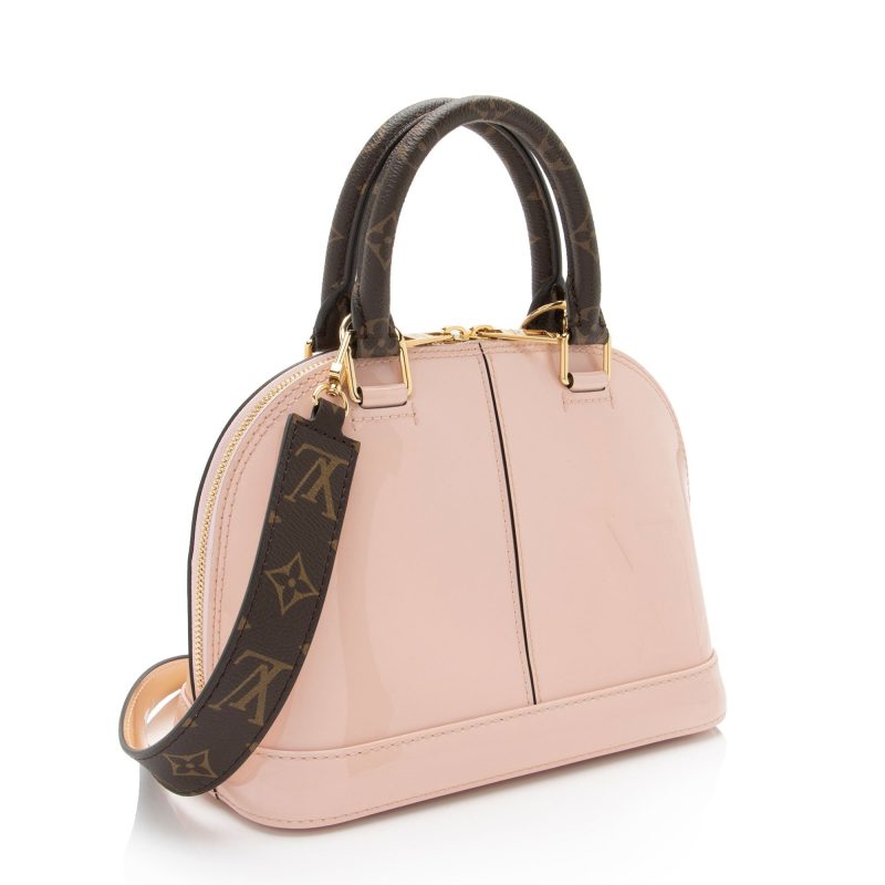 Louis Vuitton Patent Leather Alma BB Satchel - Barde - Image 2