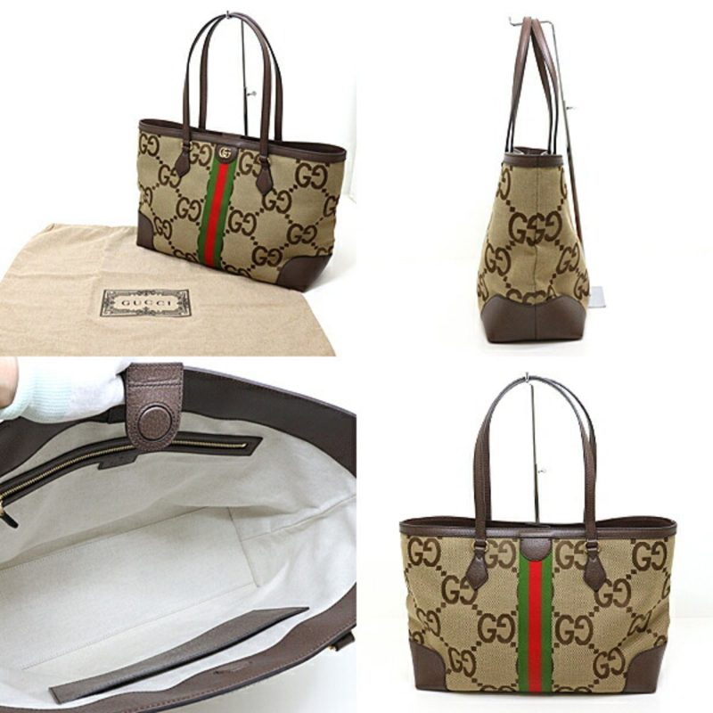 Gucci Gg Canvas  Camel   Color Gg Canvas Tote Bag (Pre-Owned) - Barde - Image 2