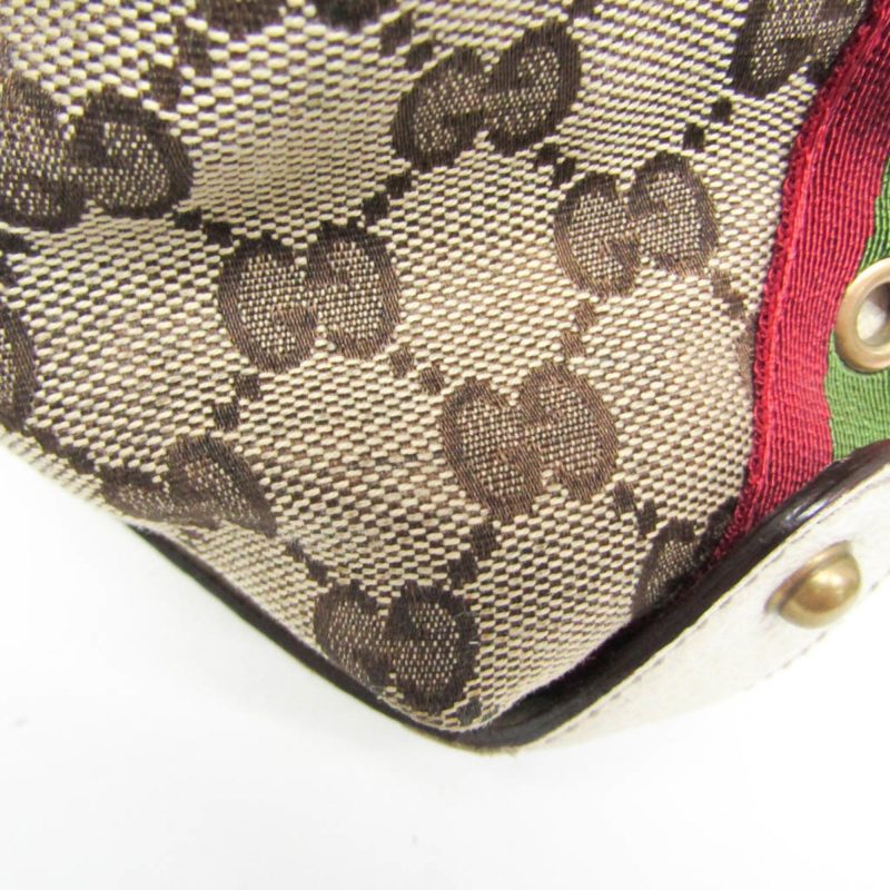 Gucci Gg Canvas    Canvas Leather Tote Bag (Pre-Owned) - Barde - Image 4