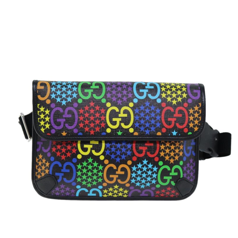 Gucci Psychedelic  Leather Shoulder Bag () - Barde