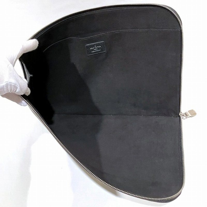 Louis Vuitton Pochette Jour Gm  Leather Clutch Bag - Barde - Image 4
