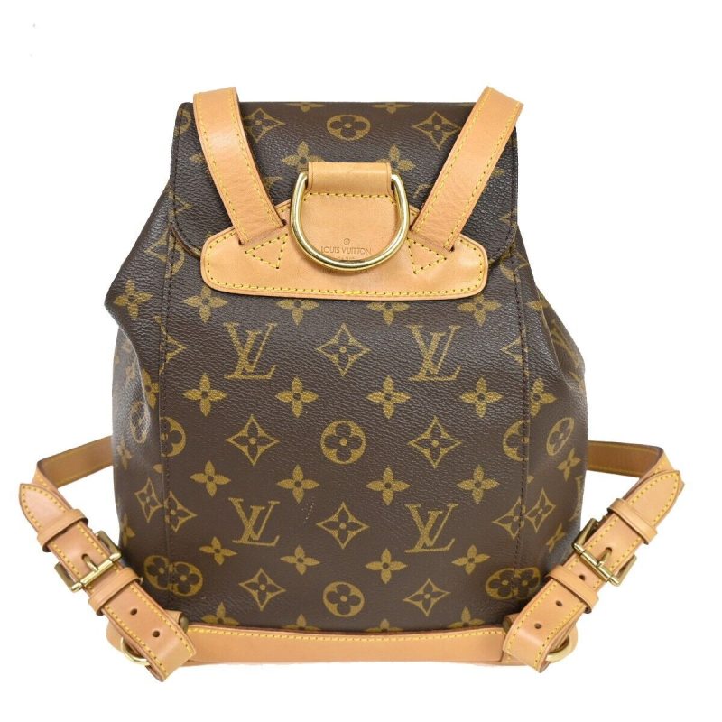 Louis Vuitton Montsouris Mm  Canvas Handbag - Barde - Image 2