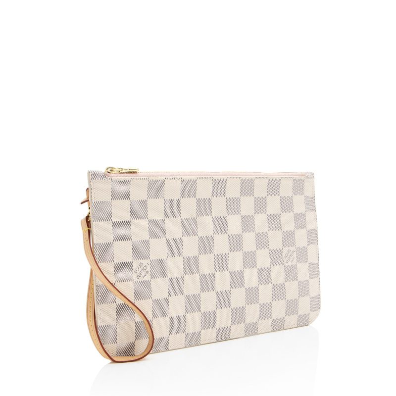 Louis Vuitton Damier Azur Neverfull MM Pochette - Barde - Image 2