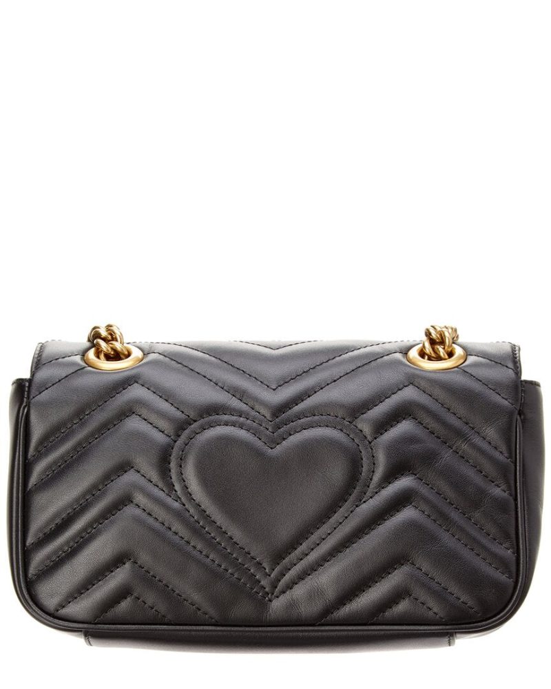 Gucci GG Marmont Mini Matelasse Leather Shoulder Bag - Barde - Image 2