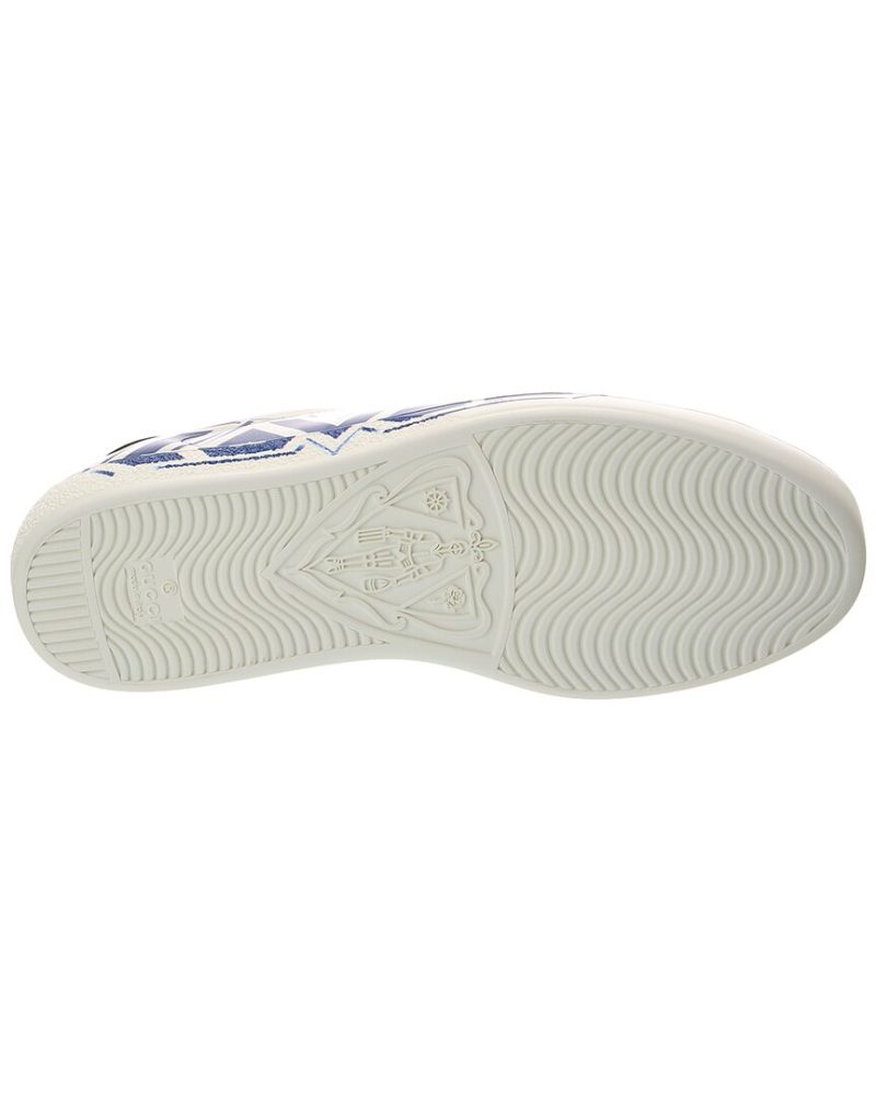 Gucci New Ace Loved Leather Sneaker - Barde - Image 4