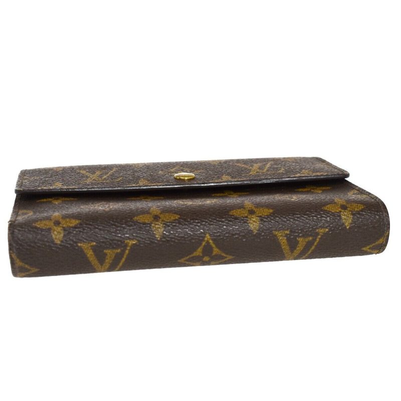 Louis Vuitton Porte Tresor Etui Papier  Canvas Wallet - Barde - Image 3