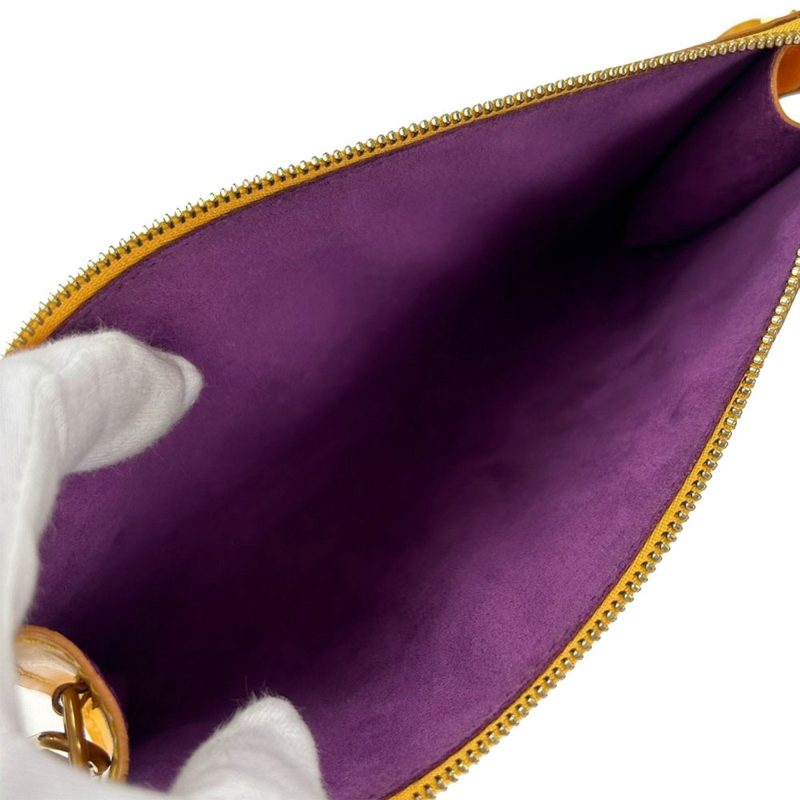 Louis Vuitton Pochette  Leather Clutch Bag - Barde - Image 4