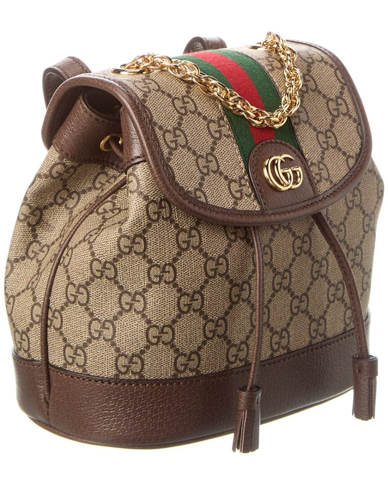 Gucci Ophidia Mini GG Supreme Canvas & Leather Backpack - Barde - Image 3