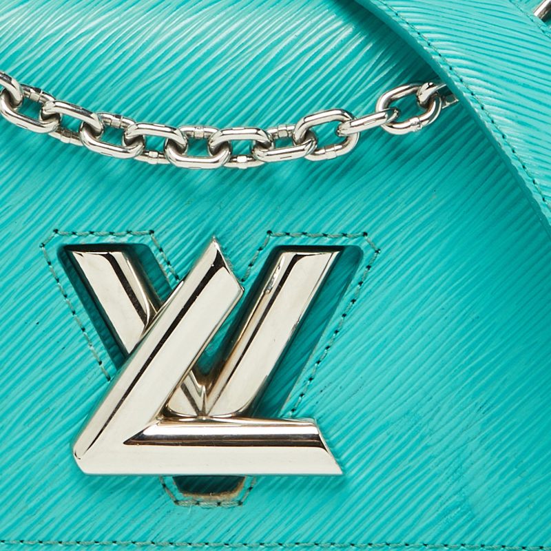 Louis Vuitton Turquoise Epi Leather Twist Pm Bag - Barde - Image 4