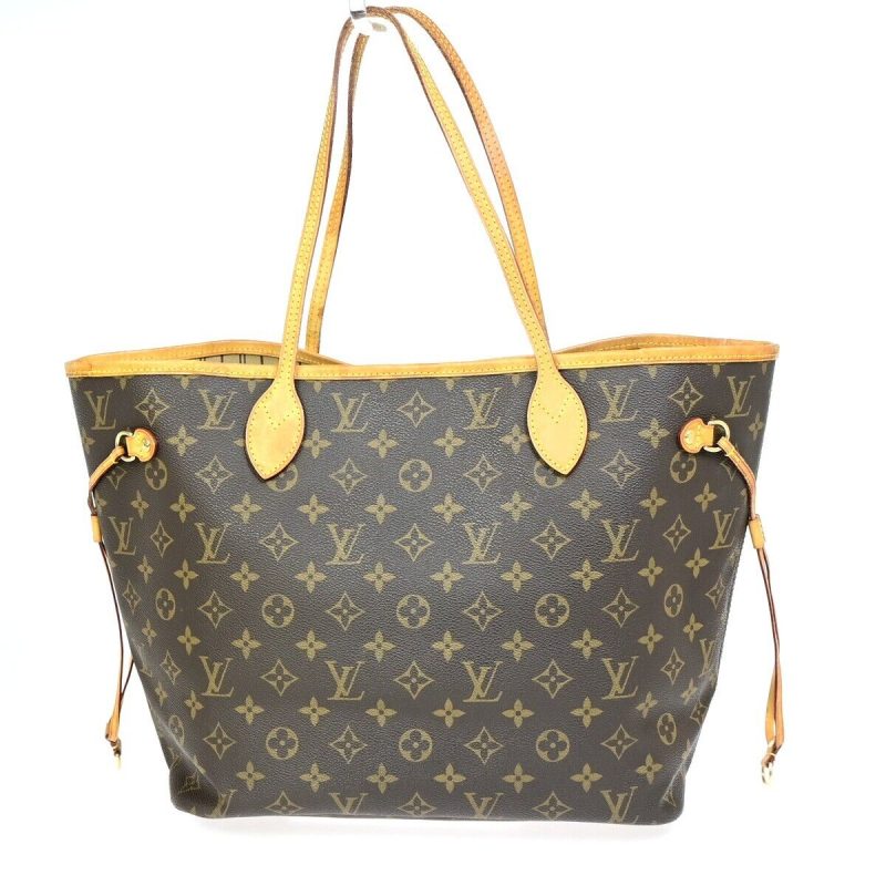 Louis Vuitton Neverfull Mm  Canvas Tote Bag - Barde