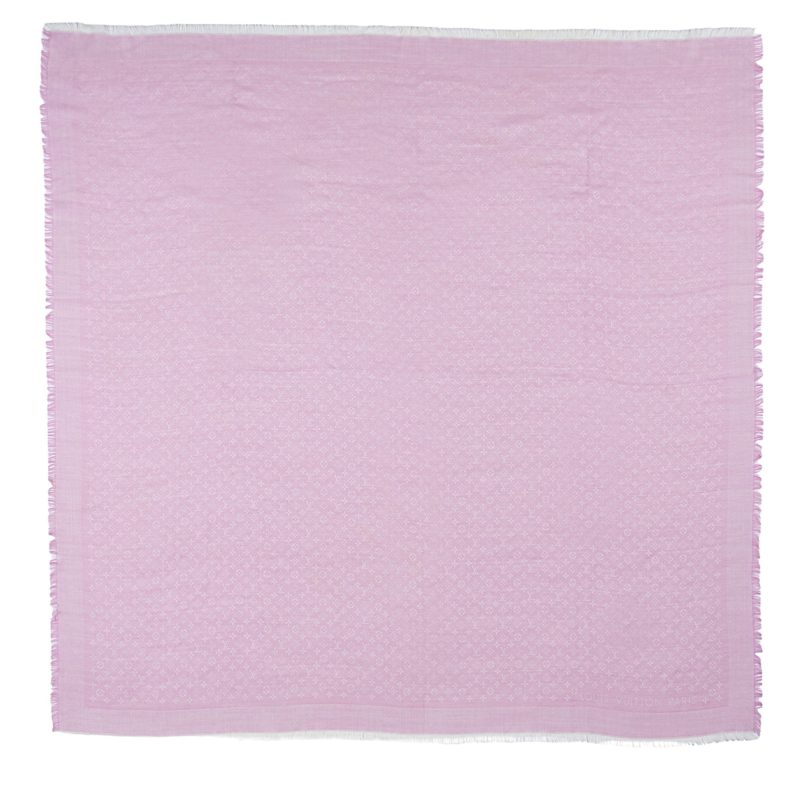 Louis Vuitton Silk Wool Monogram Peitt Louis Shawl - Barde