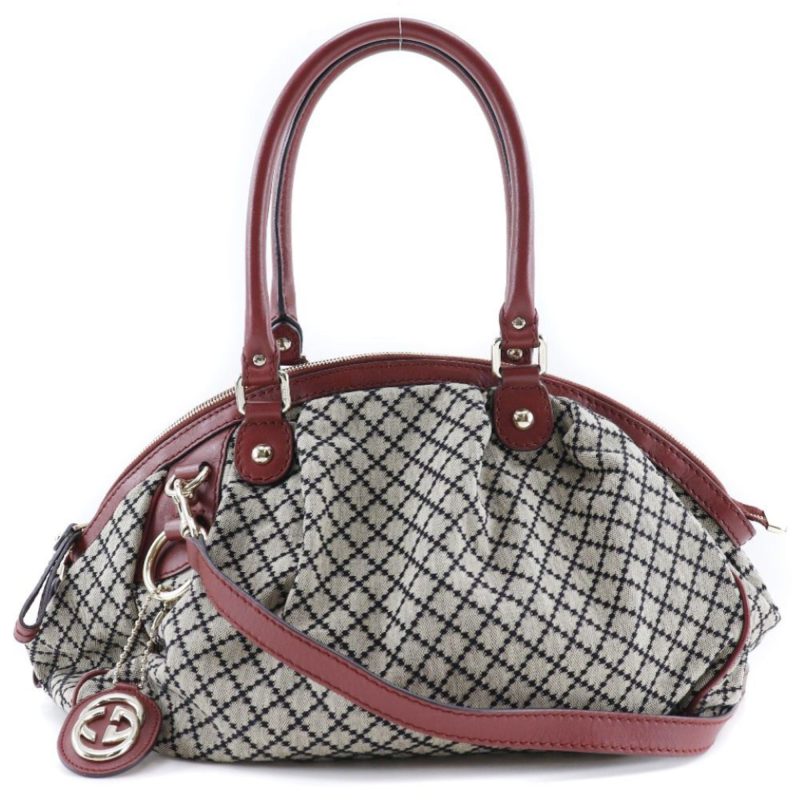 Gucci Diamante   Color Gg Canvas Handbag (Pre-Owned) - Barde