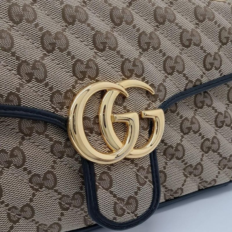 Gucci Marmont Matrace Shoulder Bag - Barde - Image 3